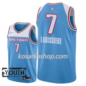 Dres Sacramento Kings Skal Labissiere 7 Nike 2018-19 City Edition Plava Swingman - Dječji
